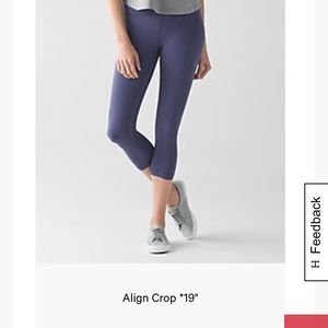 Align Crop *19”
